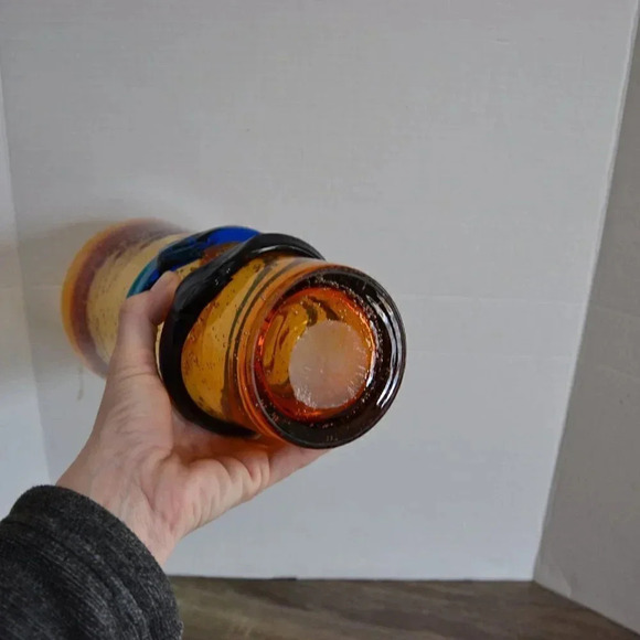 Large Art Glass Vase - Picture 4 of 6